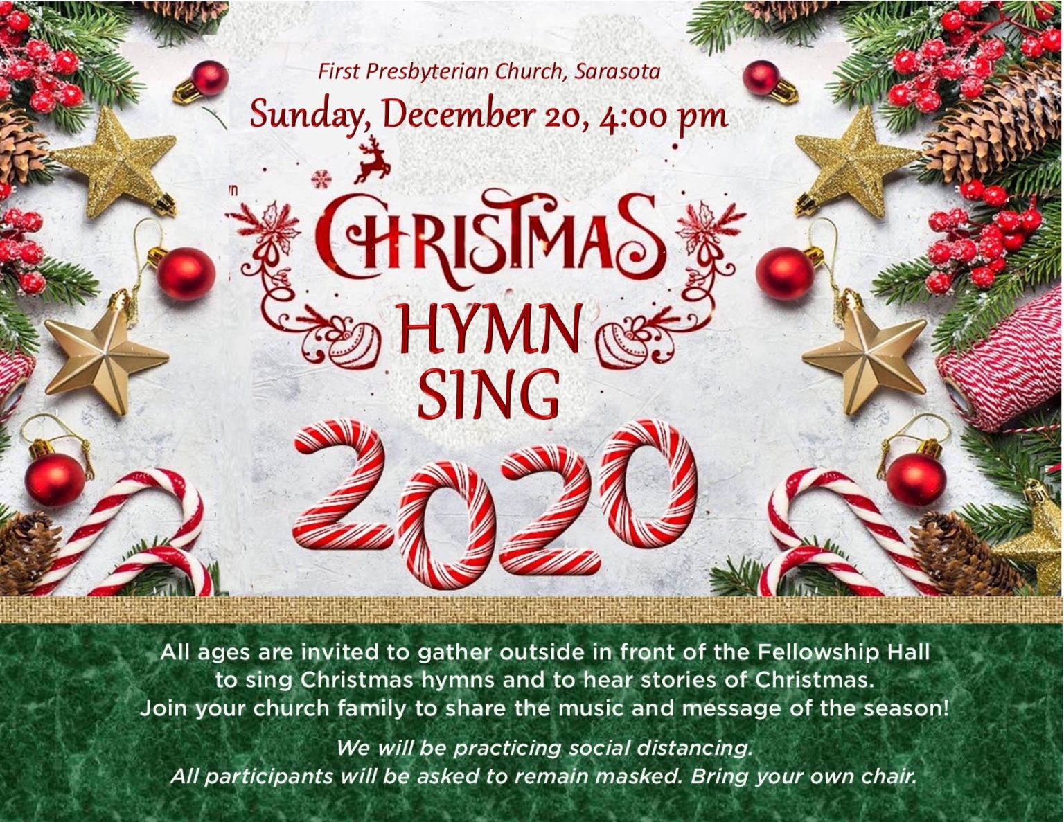 Christmas Hymn Sing – First Presbyterian Church of Sarasota